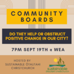 Community Boards meeting new date